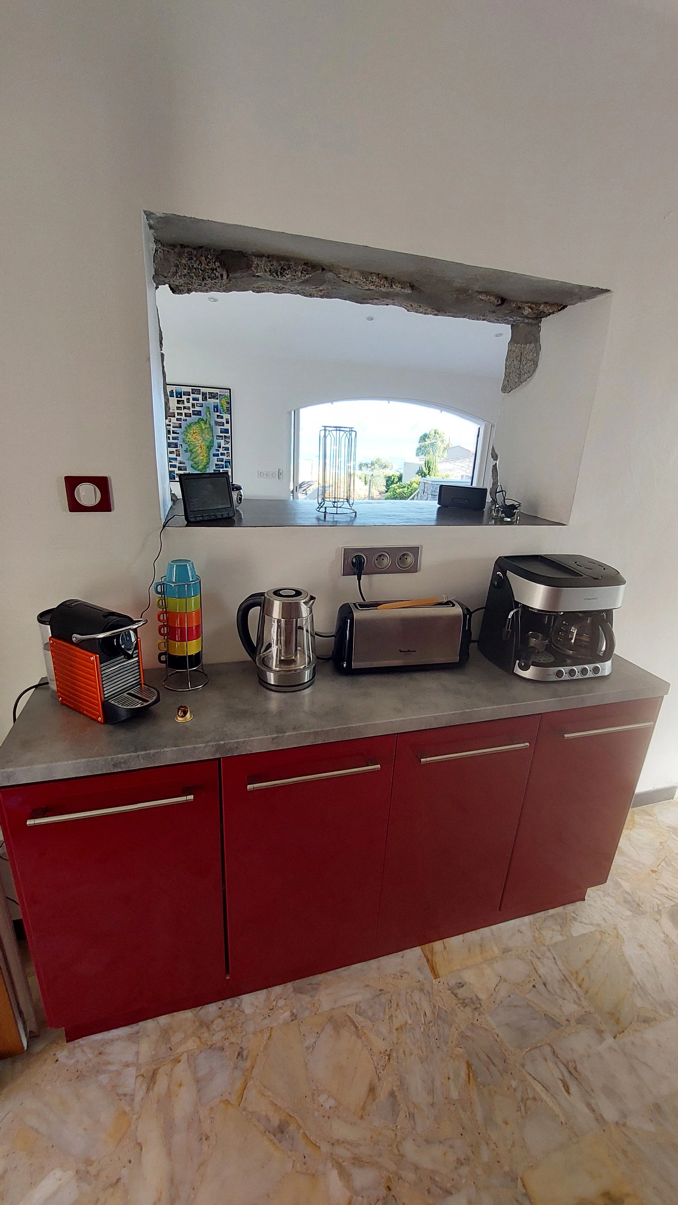 Plan de travail de la cuisine