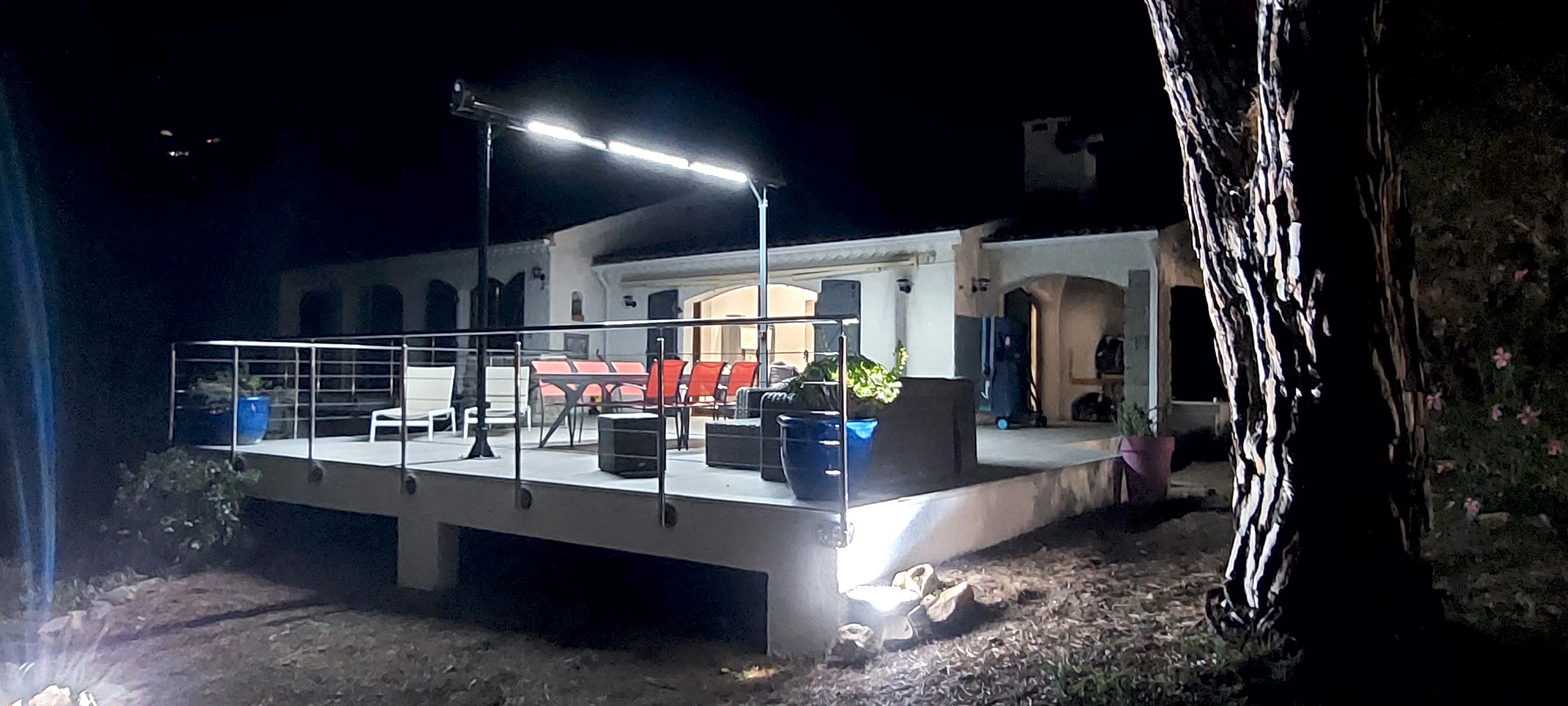 Terrasse de nuit